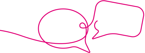 Illustration of speech bubbles